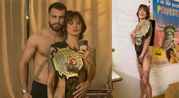 Asia Argento nuda con il nuovo fidanzato: «Michele Martignoni campione del mondo di MMA»