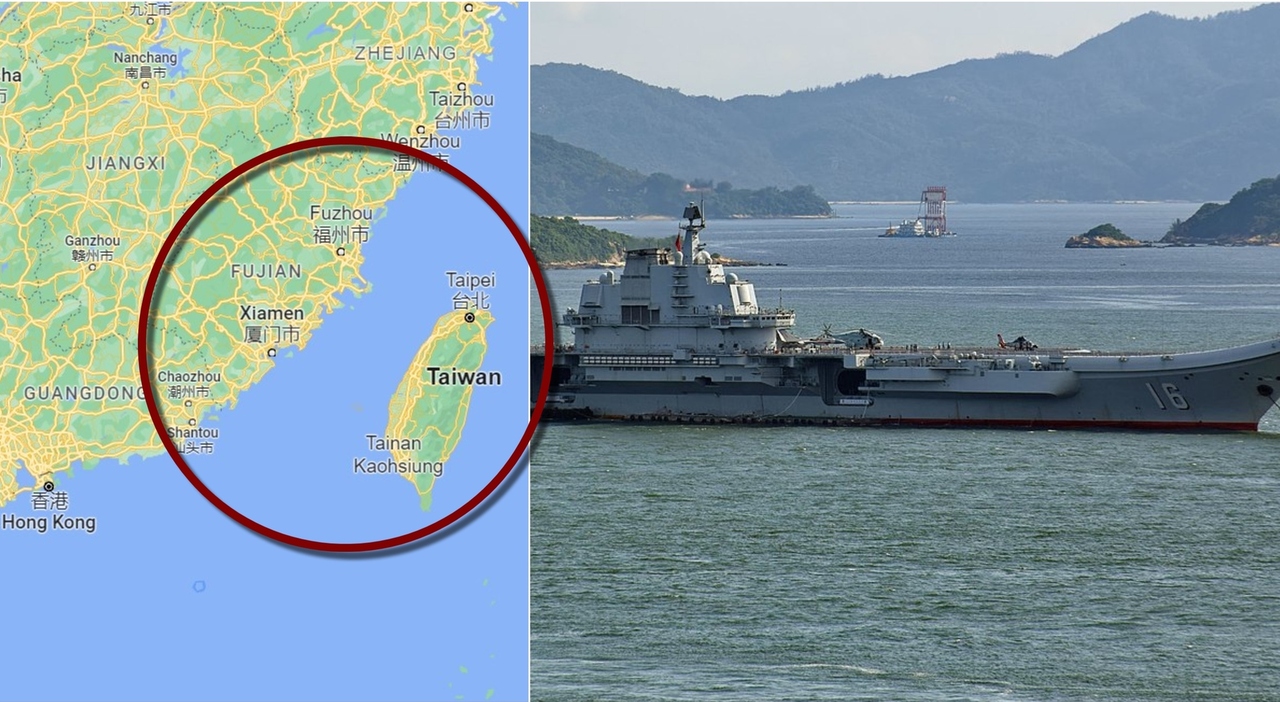 Cina circonda Taiwan con le forze navali. Il Giappone: «L'Asia orientale  potrebbe essere l'Ucraina di domani» - Il Mattino.it