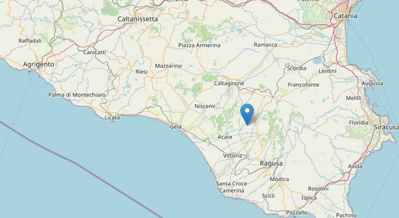 Terremoto Catania, scossa di magnitudo 4.1 fra Ragusa e Gela