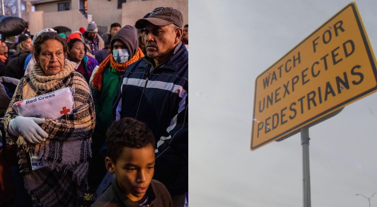 Frontera México-Estados Unidos, estado de emergencia: “Cuidado con peatones inesperados”
