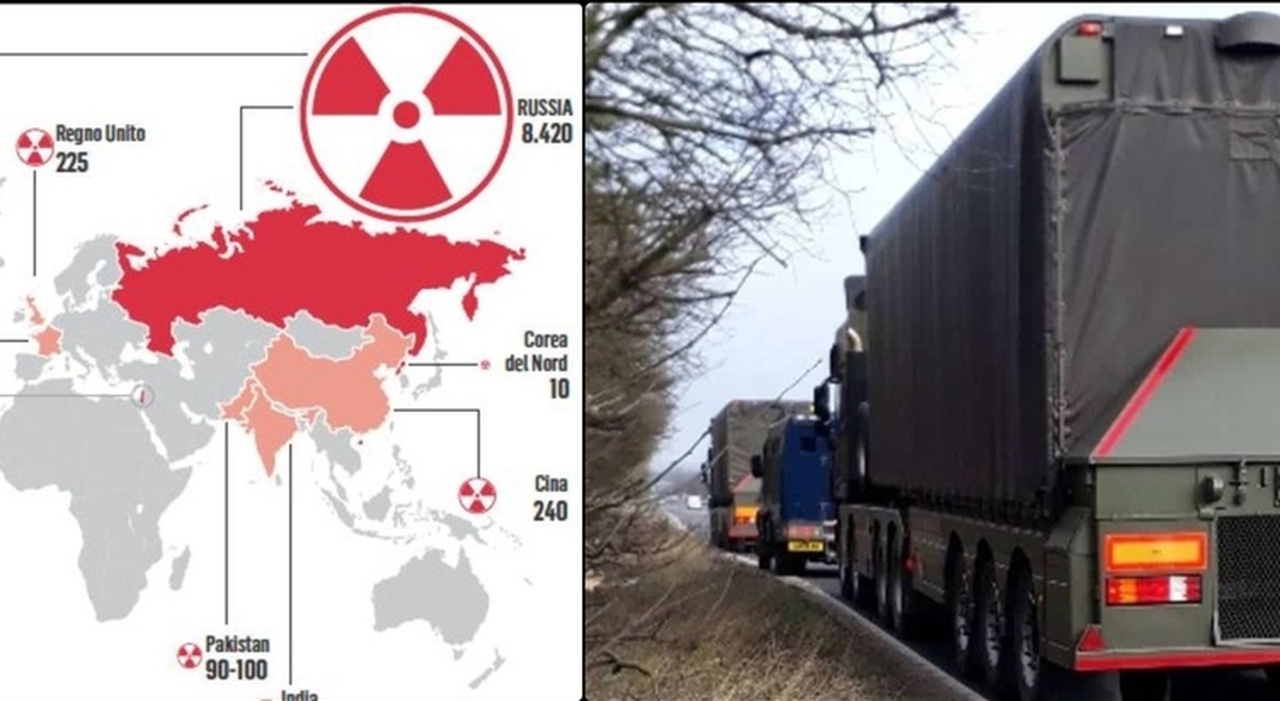 «Camión con ojivas nucleares llega a un almacén en Gran Bretaña» alta tensión en el corazón de Europa