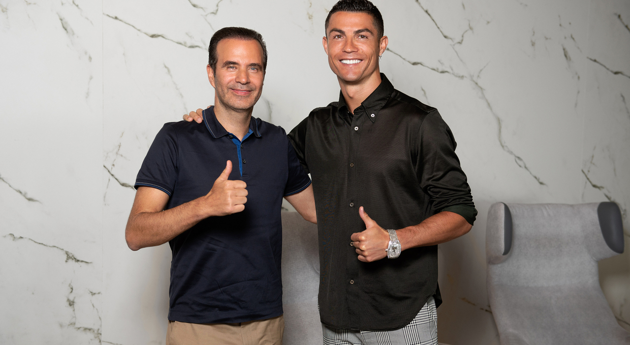 Cristiano Ronaldo, Grupo Insparya chega a Nápoles para diagnóstico de saúde capilar