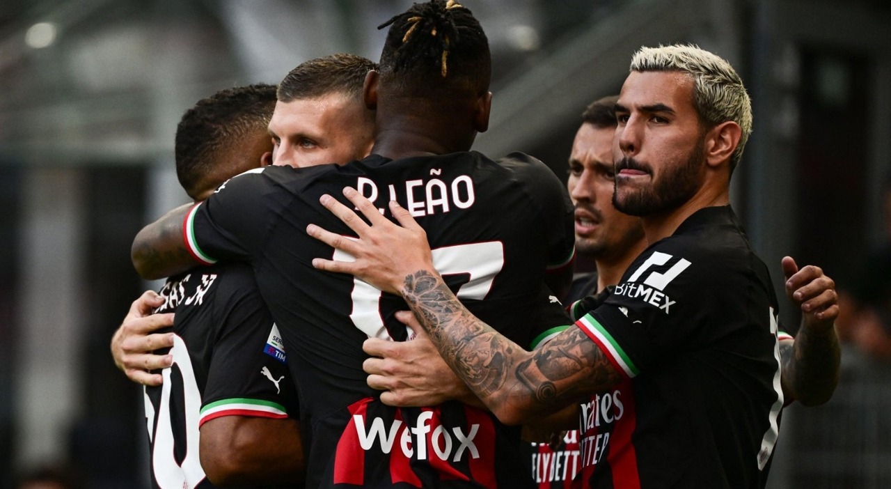 Diretta Milan Udinese 4 2: Leao vicino al quinto gol, mancino di poco alto