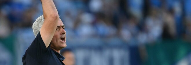 Lazio-Roma, Mourinho: «Arbitro Guida e Var Irrati non all'altezza del bel calcio»