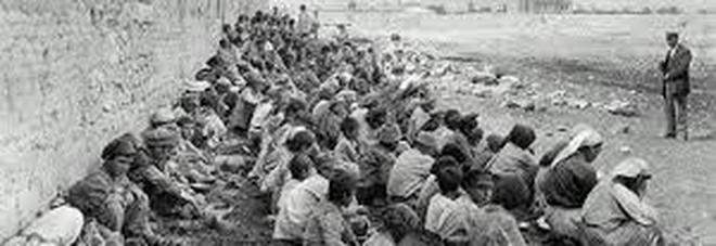 profughi armeni durante le cosiddette Marce della Morte