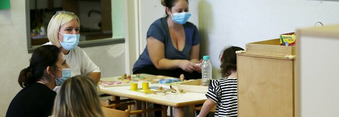 Covid, maestre positive, chiuse 5 sezioni alla scuola materna a Roma Nord