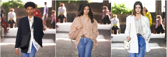 Valentino X Levis, ecco i jeans dellla sfilata a Milano: Piccioli reinterpreta i 517 degli anni '60