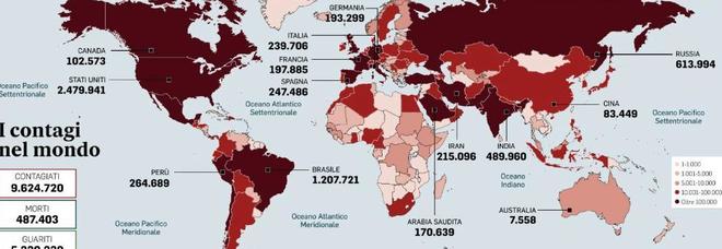 Coronavirus, balzo di casi negli Usa: in 24 ore più di 37 mila contagi