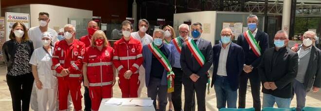 Vaccini, accordo per l'accoglienza tra i volontari della Croce rossa e l'ospedale Andosilla