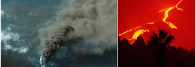 Vulcano Canarie, ecco lo tsunami di lava . Il comitato scientifico: «La situazione potrebbe peggiorare»