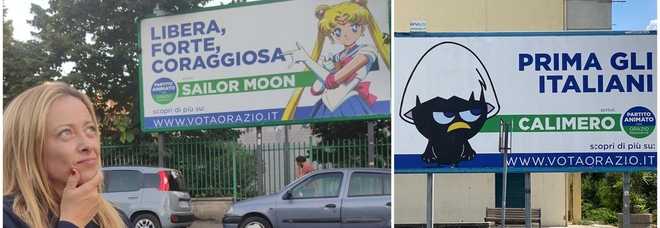 Cartoni animati candidati alle elezioni: da Calimero a Sailor Moon, ecco svelato il mistero. Meloni: «Mi ricorda qualcosa»