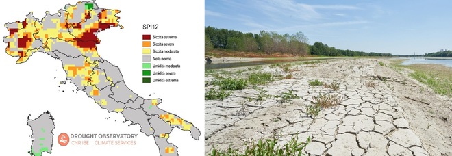 Siccità, la mappa della grande sete: ecco le regioni d'Italia più a rischio