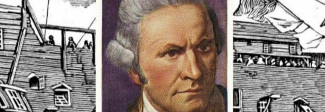 Nella foto della CBS il capitano James Cook (1728-1779)