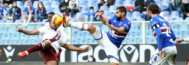 Sampdoria-Torino 1-2 I granata vincono in rimonta