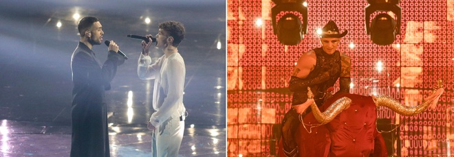 Eurovision, l'analisi a Domenica In: «Ecco perché Mahmood e Blanco e Achille Lauro non ce l'hanno fatta»