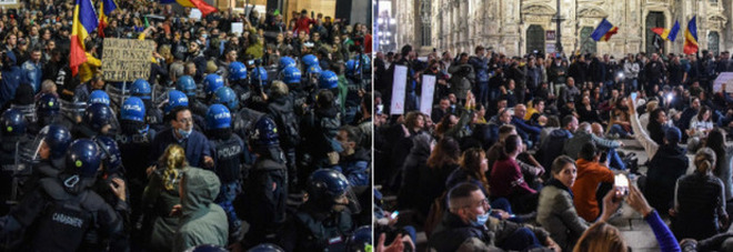 No pass a Milano, in 3.000 al corteo: tensioni con la polizia. Ora l'obiettivo è la sede Rai