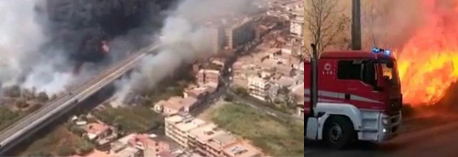 Incendi Catania: case evacuate, lido distrutto, l'aeroporto riapre. Brucia tutta la Sicilia