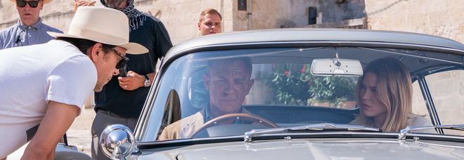 Il set di James Bond a Matera per No time to die con Daniel Craig e il regista Cary Fukunaga