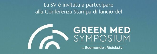 «Green Med Symposium», a Palazzo Santa Lucia incontro per l'ambiente