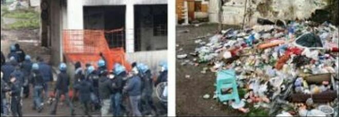 Roma, sgomberata ex fabbrica Penicillina: 20 stranieri identificati, vivevano tra tonnellate di rifiuti
