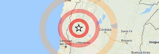 Terremoto in Argentina, forte scossa di magnitudo 6