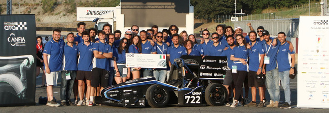 Formula Sae, il team Federico II è secondo con il prototipo driverless