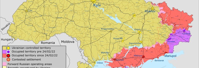 Putin, la strategia: dopo il Lysychansk i russi si concentreranno sul Donetsk