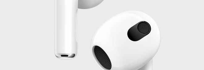 Apple AirPods migliora ancora: audio spaziale e design rinnovato