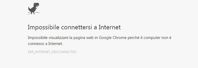 Il messaggio di errore di connessione su Google Chrome