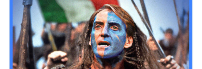 Italia-Inghilterra, gli scozzesi tifano per gli Azzurri e Mancini diventa Braveheart: «Roberto salvaci»