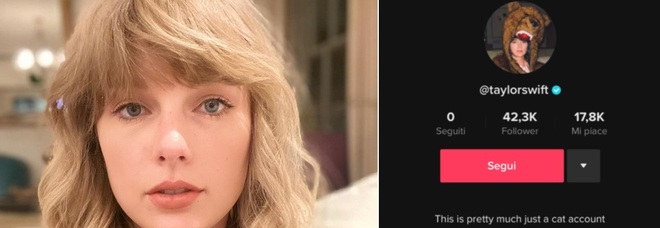 Taylor Swift sbarca su TikTok: in pochi minuti il suo profilo ha già più di 40mila follower