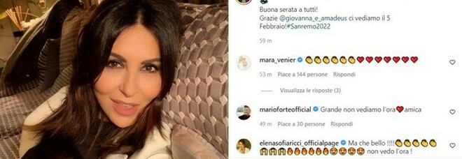 Sanremo 2022, Sabrina Ferilli al fianco di Amadeus: «Certe notizie è meglio riceverle da seduti»