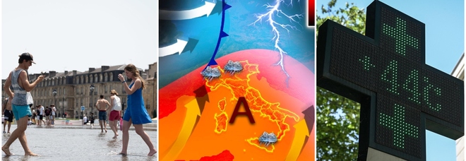 Caldo africano, in Italia arriva l'anticiclone Caronte: temperature roventi. E in Svizzera "notti tropicali"