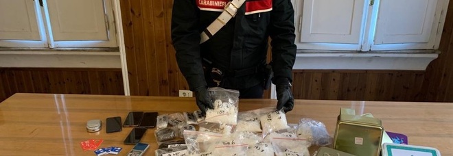 La droga sequestrata dai carabinieri