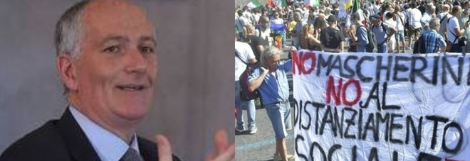 Covid, manifestazione negazionisti a Roma. La polizia: «In piazza solo con le mascherine»
