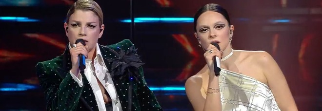 Il duetto Emma-Michielin della quarta serata di Sanremo 2022