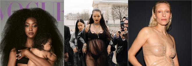 La maternità spopola alle sfilate, da Rihanna a Milano alle modelle incinte a Londra: il pancione diventa glamour