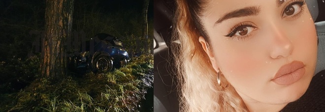 Latina, auto si schianta contro un albero: Maddalena muore a 25 anni