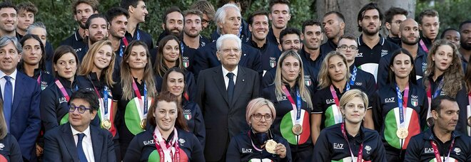 Mattarella riceve gli atleti olimpici e paralimpici: «Avete emozionato gli italiani»