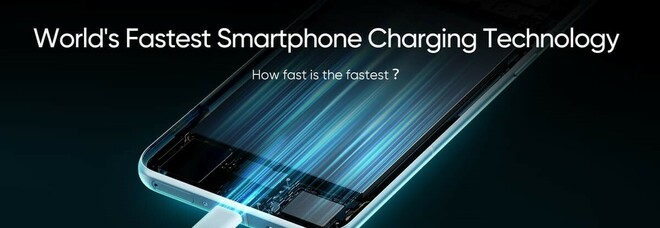 Realme annuncia al MWC 2022 di Barcellona la ricarica per smartphone più veloce al mondo