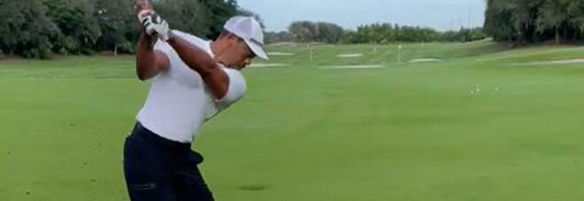 Golf, Tiger Woods torna sul green dopo l'incidente: «Giocherò ancora ma non più full time»