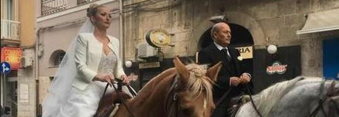Barletta, in chiesa con la sposa con un cavallo: la sopresa degli invitati