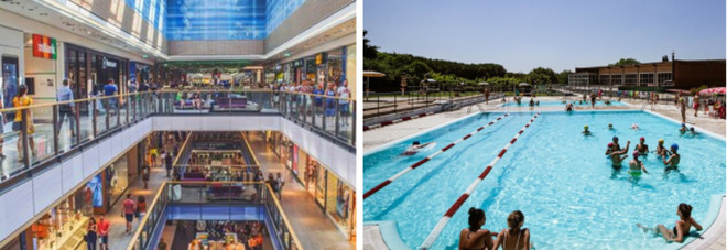 Centri commerciali e piscine, dal 15 maggio le riaperture: su tavolo anche il cambio del coprifuoco