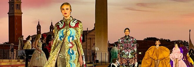Sfilata di Dolce & Gabbana a Venezia domenica 29 agosto