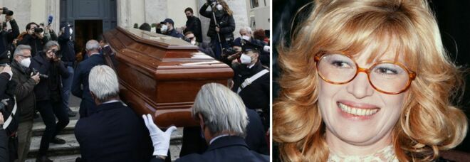 Monica Vitti, applausi al funerale. Il messaggio dei fan: «Arrivederci». Veltroni: gratitudine per averci fatto pensare, ridere, sognare