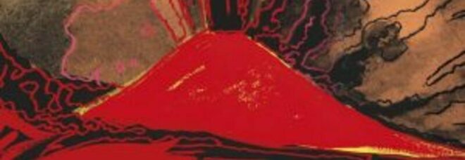 Il «Vesuvius» di Andy Warhol all' asta a Bolzano: si parte da un valore minimo di 30mila euro