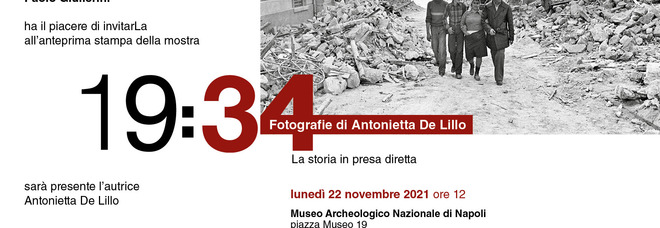 Mann, in mostra le fotografie di Antonietta De Lillo che raccontano il terremoto del 1980 in Irpinia