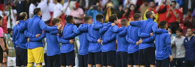 Italia-Spagna, Wembley canta l'inno nazionale: stadio a maggioranza italiana