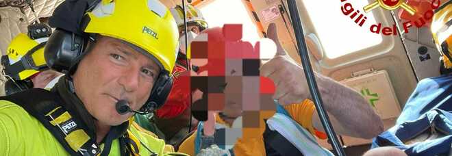 Escursionista si perde sugli Alburni salvato dai vigili del fuoco in elicottero