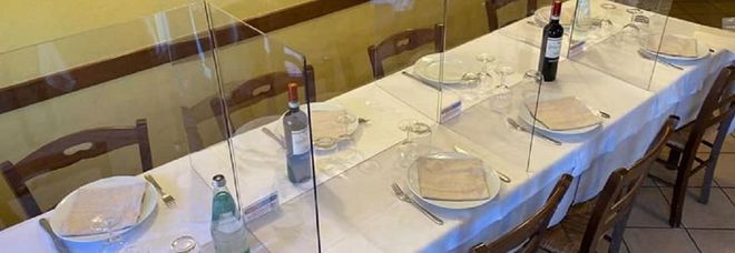 Coronavirus, l'idea per la fase 2 dei ristoranti: plexiglass che dividono i clienti ai tavoli